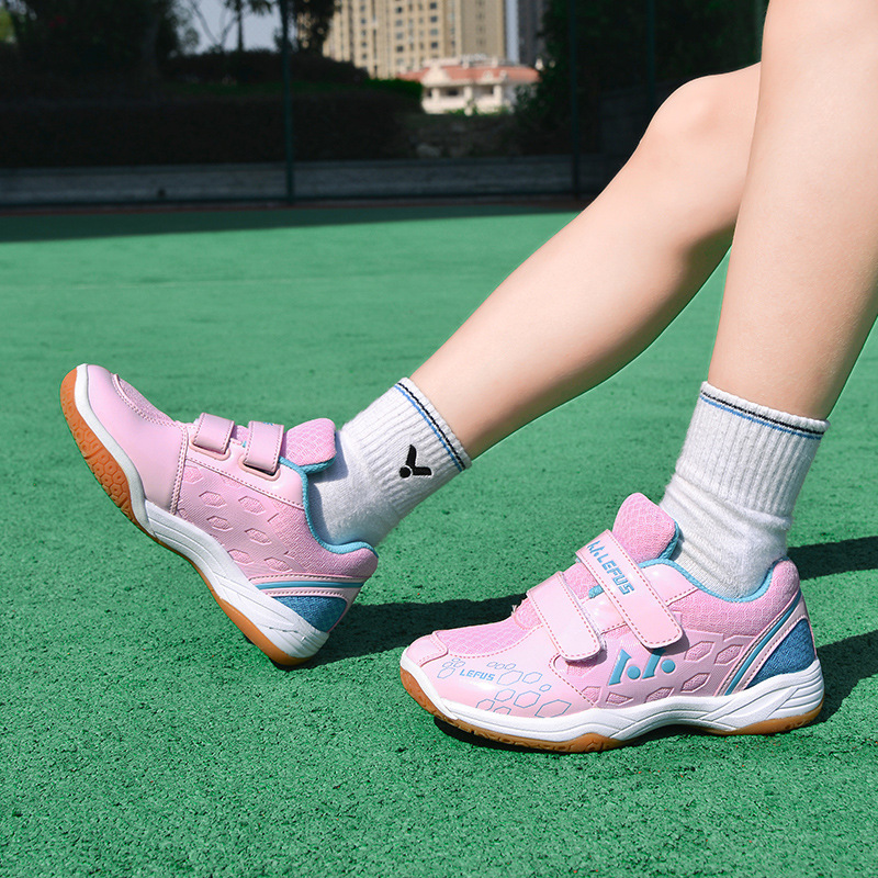 소년 소녀 작은 크기 28-37 후크 루프 디자인과 배 - Shoe Non Slip Badminton 리뷰 및 가격