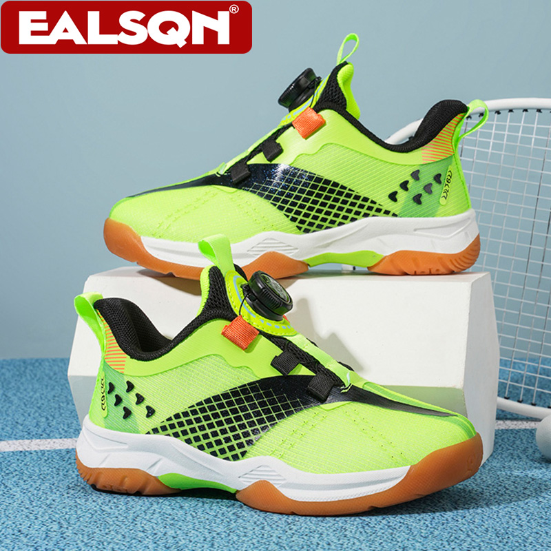 테니스 운동화 어린이 소년 경량 회전 버클 스포츠 배드 - Shoe Non Slip Badminton 리뷰 및 가격