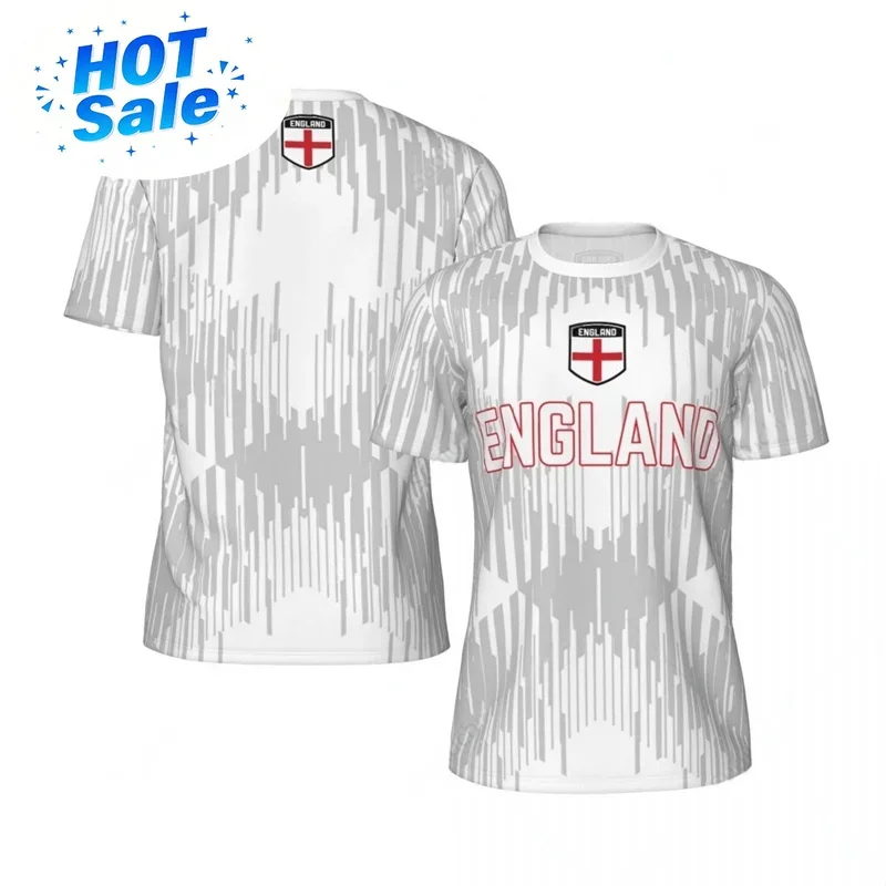 잉글랜드 축구 티셔츠 남성용 빠른 건조 3d 프린트 티 - Badminton England 리뷰 및 가격