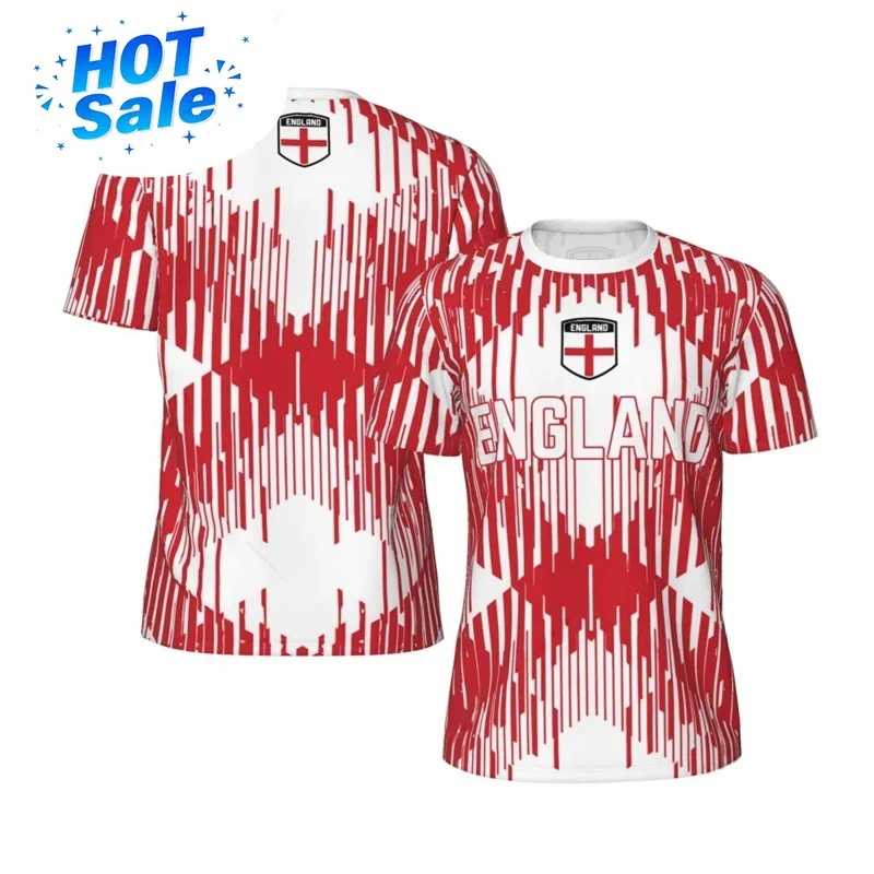 잉글랜드 축구 티셔츠 남성용 빠른 건조 3d 프린트 티 - Badminton England 리뷰 및 가격