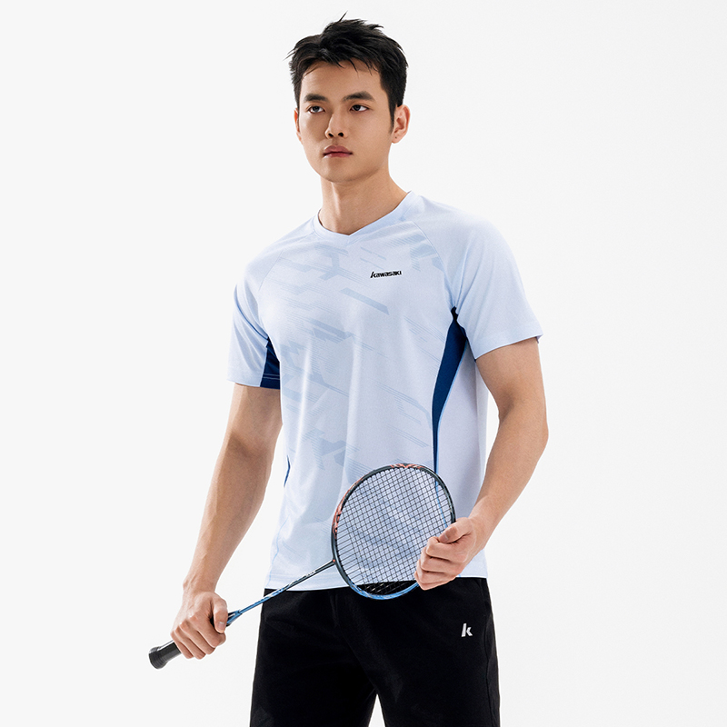 가와사키 남성 여성 프로 배드민턴 저지 편안한 통기성  - Badminton Jersey 리뷰 및 가격