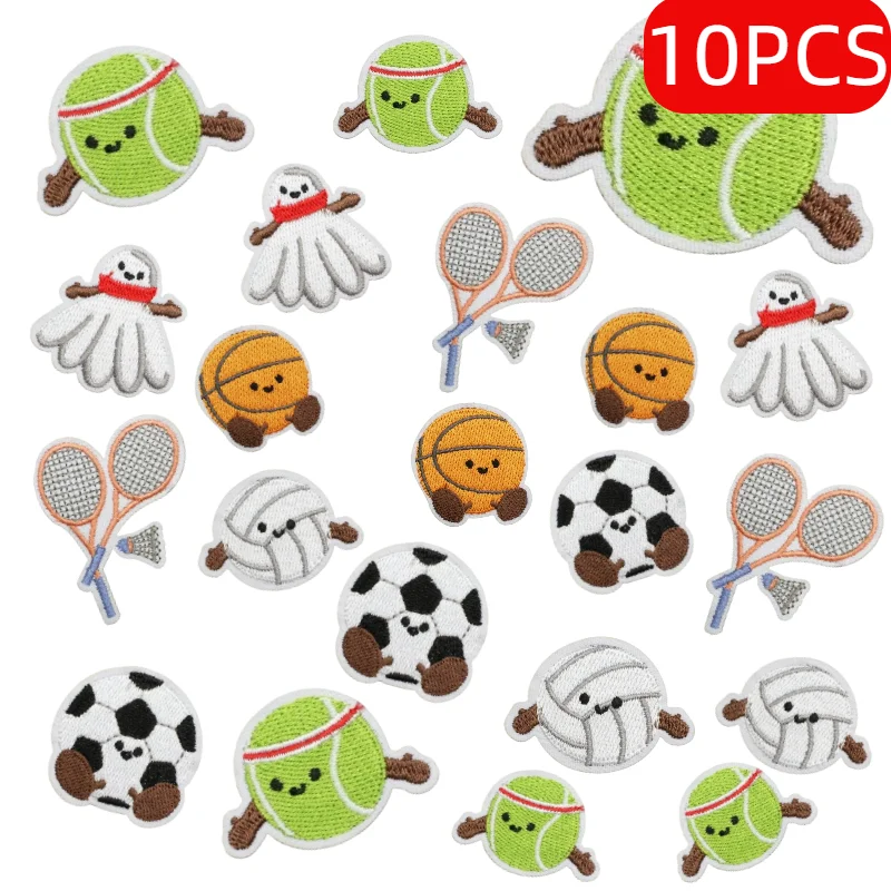 다양한 스포츠 디자인 패치 10/12개 도매 자수 패치 - Badminton Icon 리뷰 및 가격
