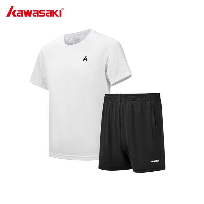 가와사키 남성 커플 배드민턴 세트 반팔 반바지 정장 여 - Badminton Jersey 리뷰 및 가격