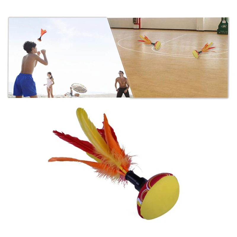 재미있는 인디언 깃털 셔틀콕, 네오프렌 핸드 배드민턴  - Badminton Fun Game 리뷰 및 가격